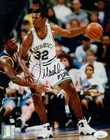 Jamal Mashburn Dallas Mavericks Signed 8x10 Glossy Photo JSA Authenticated