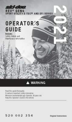 Ski-Doo Owners Manual Book 2021 Expedition SWT 600R E-TEC