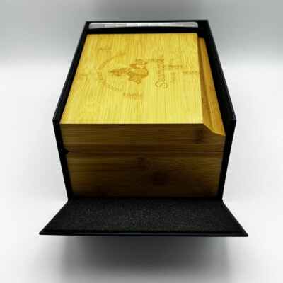 OMEGA UHREN WATCH BOX CASE NEUWERTIG FÜR SEAMASTER AQUA TERRA HOLZ