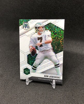 2021 Mosaic Ron Jaworski WHITE SPARKLE REWARDS EXCLUSIVE COLOR MATCH SSP No. 162