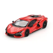 Mini GT 1:64 Diecast Model Car Lamborghini Revuelto Arancio Dac Lucido Red