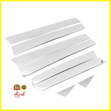 Fits 2011-2016 Hyundai Elantra 8pcs Polished Steel Door Pillar Post W Keypad