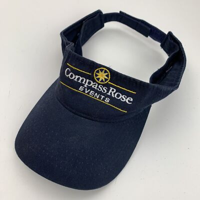 Compass Rose Events Visor Cap Hat Adjustable