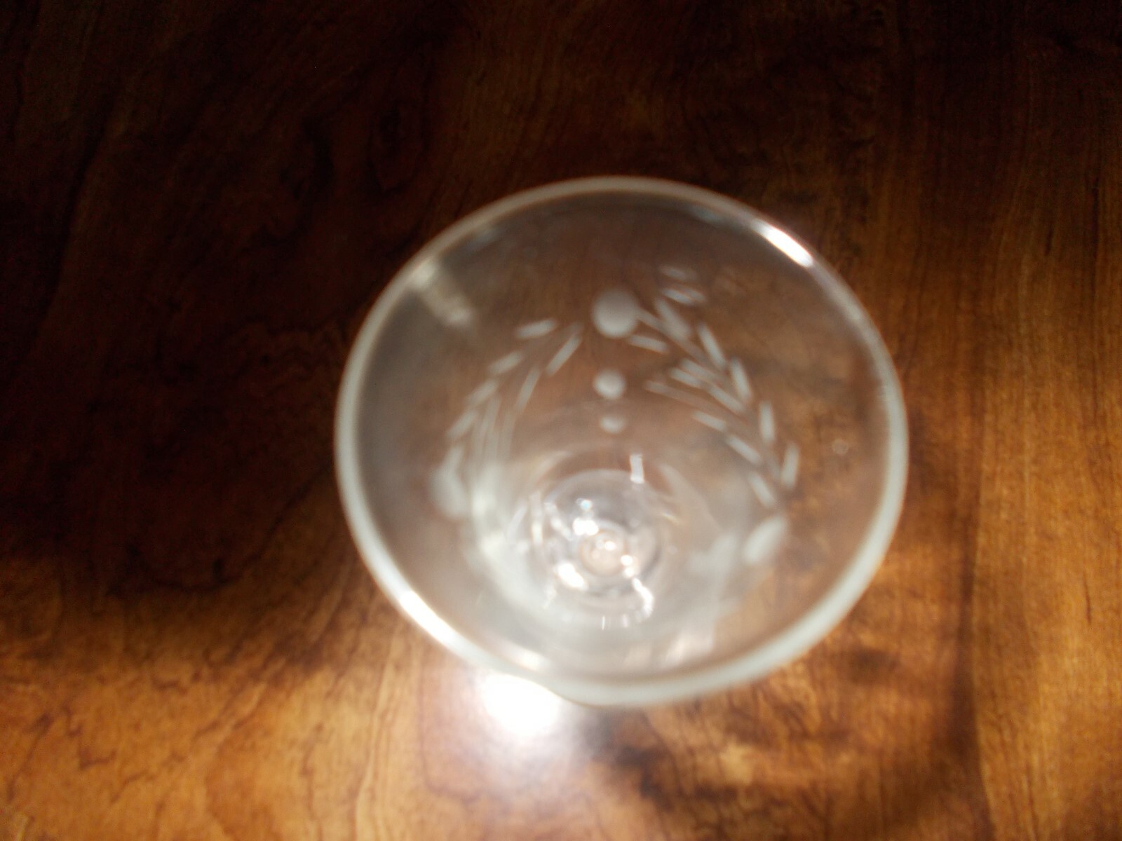 Fostoria stemware 7 seven etched cordials CLEAR glasses 5" eBay