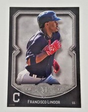 2017 TOPPS MUSEUM FRANCISCO LINDOR JUMBO 5X7