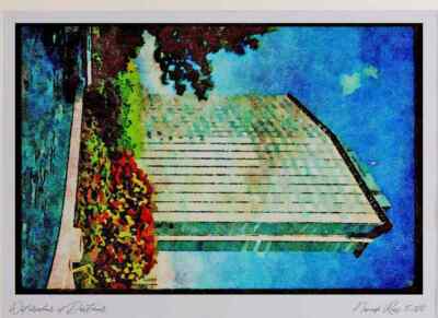 487045 Office Of BC Hydro Vancouver Kanada A3 Aquarelldruck