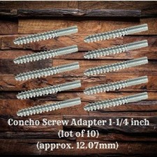 1-1/4" Concho Screw Saddle Adapter CON898-D lot of 10 