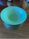 Fire King Jadeite Jane Ray Green Ribbed Fruit Dessert Cereal Bowl 6”