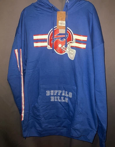 Felpa con cappuccio uomo Mitchell & Ness NFL Throwbacks Head Coach nuova con etichetta XXL