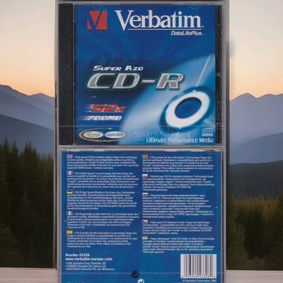 Verbatim CD-Rohlinge 80 Min. 700MB 52-fach in Jewel Case 1 Stück NEU & OVP