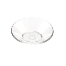 1x Lego Satellite Radar Dish B-Ware Used 5x5x1 Transparent White Star Wars 6942