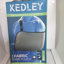KEDLEY Fabric Arm Pouch Sling M/L Adjustable Orthopaedic Injury Support