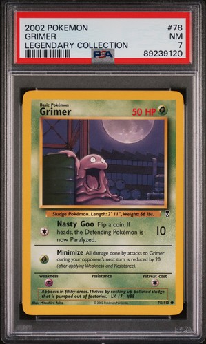 Grimer graded PSA 7 for sale on eBay