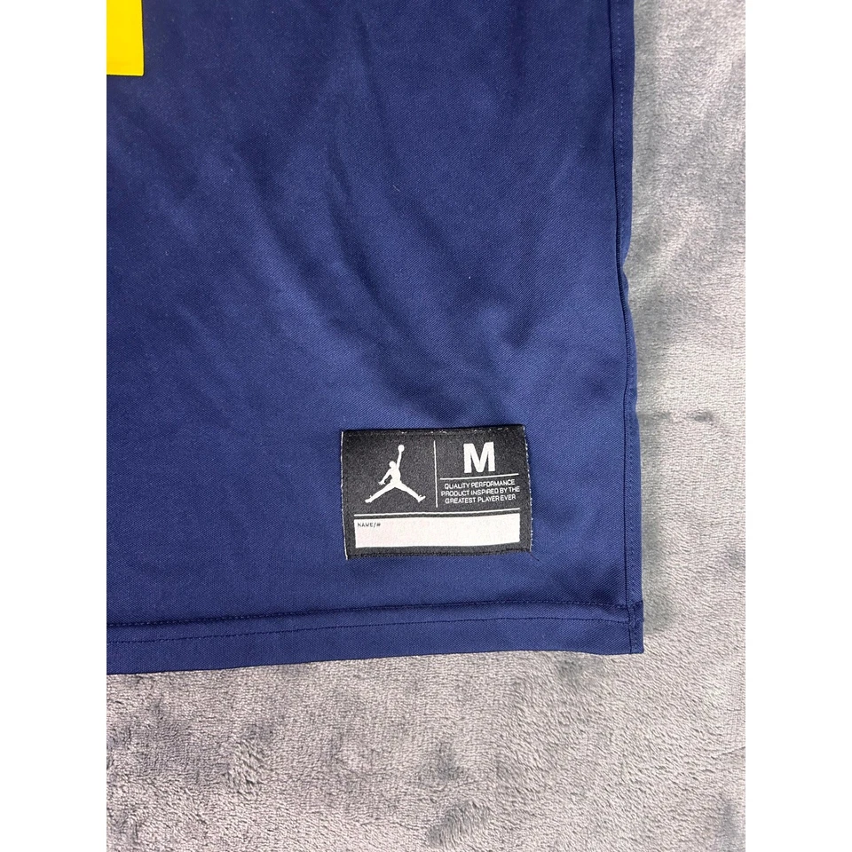 Jordan Michigan Wolverines Number 1 Dri Fit Youth Jersey Size Medium - Image 2 of 4