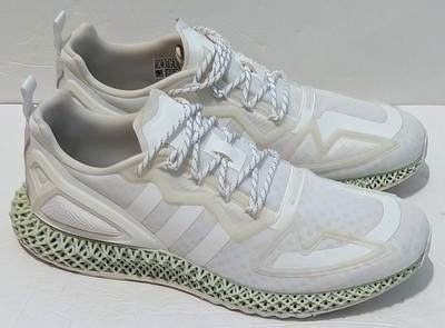 Adidas Originals ZX 2K 4D Shoes Cloud White Shoes Men FW2002 #10.5