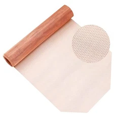  Copper Mesh Screen 99.9% Pure Copper 40 Mesh Roll Wire Fabric 12 Inch x 10 ft