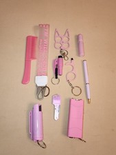 Pink Personal Safety Keychain Set