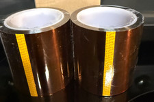 NEW 2 Rolls Kapton Polyimide Tape High Temperature Heat Resistant 100MM x 50M