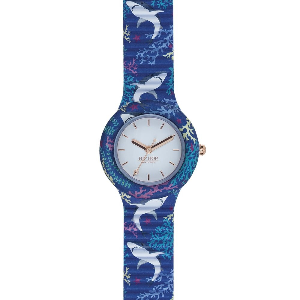 Montre Hip Hop femme Under The Water anti-rayures HWU-0880 en polycarbonate léger