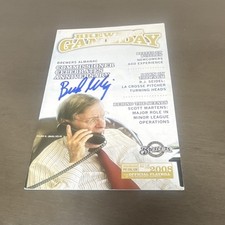 Bud Selig Signed 5.5 x 8.5  2008 Game Day Playbill Issue #16 MIL Brewers A  BB6