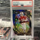2024 Select DRAKE MAYE Patriots Club Rookie Black & Blue Shock # 218 PSA 9 MINT