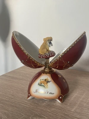 American Bradford Exchange Russian-style ceramic Easter egg music box - Image 1 of 4