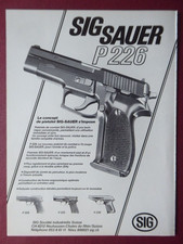 1983-1984 PUB SIG SAUER P226 P220 P230 PISTOLET ARMEE POLICE SUISSE FRENCH AD