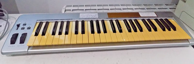M-Audio Keystation 49e USB Midi Keyboard Silber Original getestet funktioniert