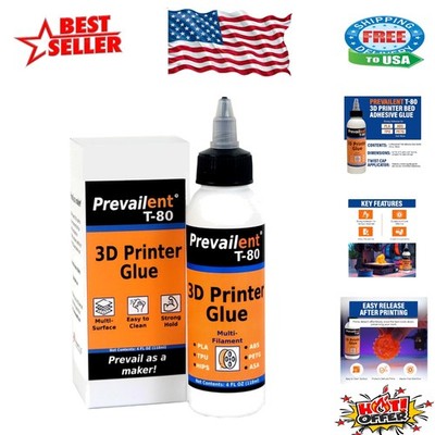 High-Performance Bed Glue for 3D Printers - Easy Release & Anti-Warping Formula