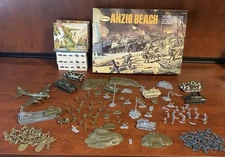 Aurora 1968 #339-200 Anzio Beach Model Kit w/ Add-Ons including a B-17