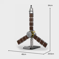 Compatible Juno Space Probe / Jupiter Polar Orbiter 1267 Building Kit