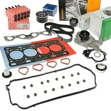 CORTECO Zylinderkopfdichtung Satz + CONTI Zahnriemen für Renault 1,2 16V ab 2003