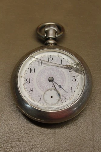 illinois watch co 17j grade 79 model 6 AS IS FOR REPAIR