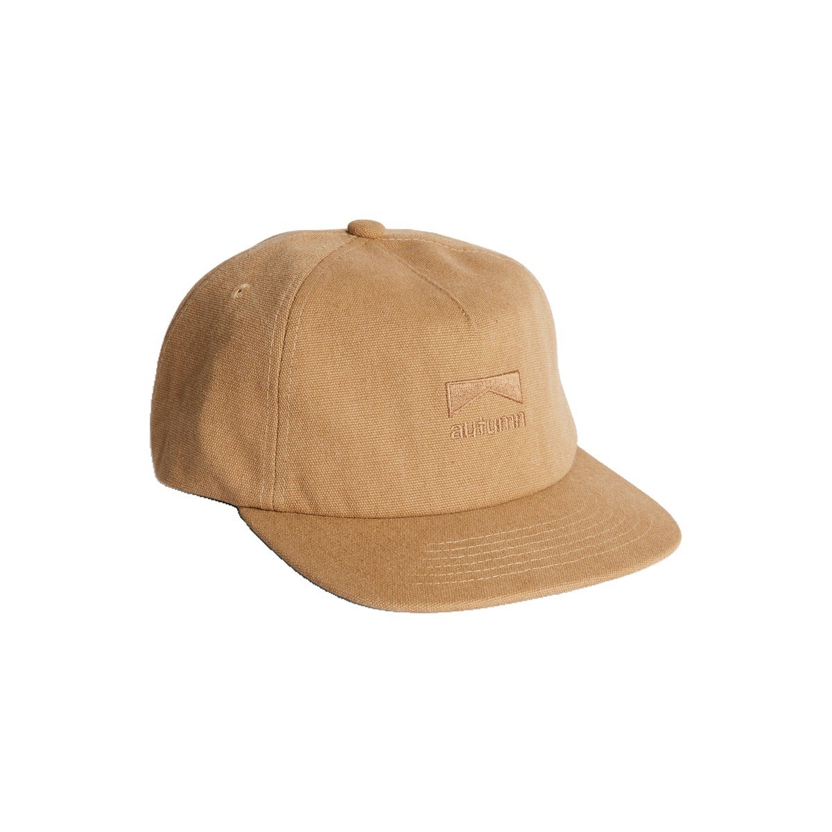 Brand New Autumn Washed Canvas Strapback Light Brown