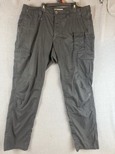 5.11 Tactical Series Pants Mens Large 38x34 Black Cargo Utility Ripstop Outdoor