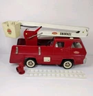 70’s Tonka Snorkel Metal Fire Truck With Fire Hydrant Hose Attachment