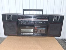 Panasonic RX-C36 Boombox Stereo Cassette Player Radio 5-Band EQ   Works...