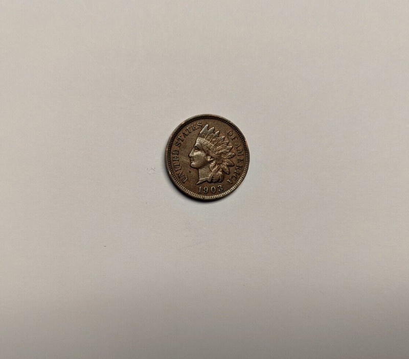 1903 Indian Head Penny - High Grade, Nice Date Brown Copper Cent