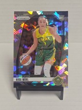 2024 Panini Prizm WNBA #75 Nika Muhl (RC) Ice Prizm Seattle Storm