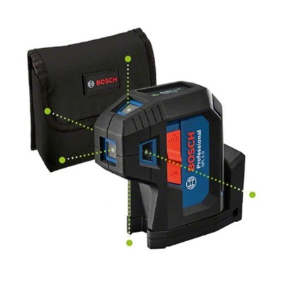 Bosch GPL 5G Grün Laser Wasserwaage 5 Punkt Selbstnivellierendes Ausrichtwerk...