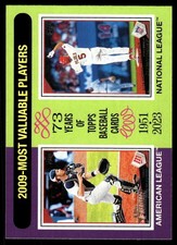 2009 MVPs (Joe Mauer / Albert Pujols) 2024 Topps Heritage #205 MLB READ