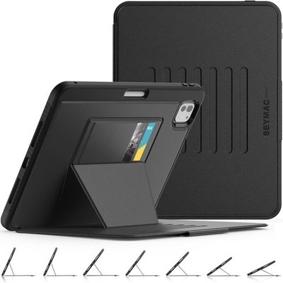 SEYMAC Magnetische Hülle für iPad Pro 11 Air 10.9 Folio Ständer Stifthalter NEU Schwarz