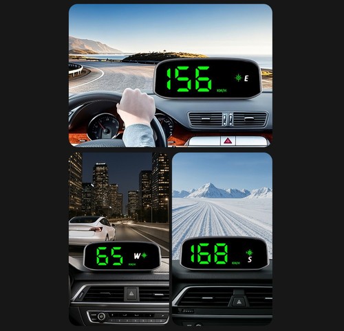 Solar Car HUD GPS Speedometer Digital Display with Multiple Color Options - Picture 4 of 11