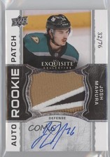 2018-19 Upper Deck The Cup Rookie 32/76 Josh Mahura #EC-JM Patch Auto 2a8