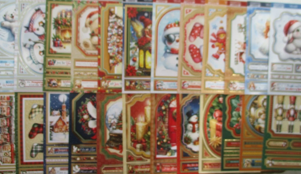 Hunkydory A5 Topper Sheet - Cute & Cosy / Traditional Christmas - choice