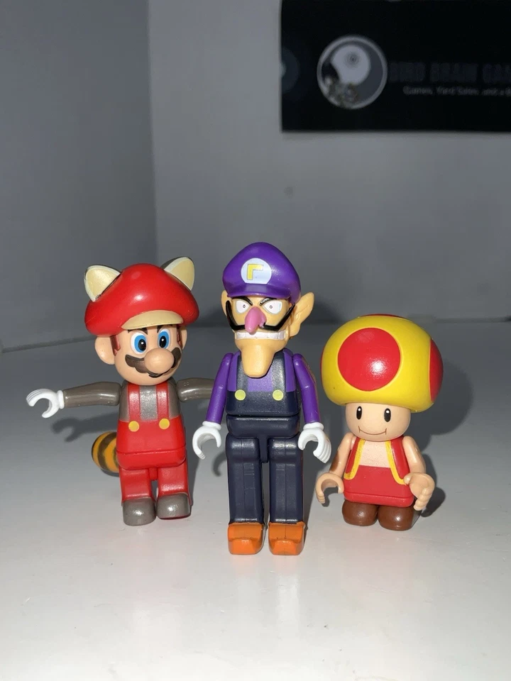 Lot Of 13 Nintendo 2011 Super Mario Mini Figure Knex Toy, RARE Waluigi Figure🍄 - Image 2 of 4