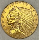 1914-D Indian Head Quarter Eagle - 90% Gold - Dad’s Coin Collection