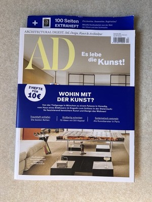 Architectural Digest AD Dezember 2025 Zeitschrift neu + Carat Heft