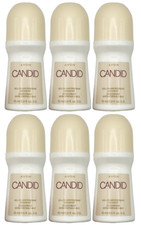 Avon Candid Anti-Perspirant Deodorant 2.6 oz Roll-On 6 Pack 