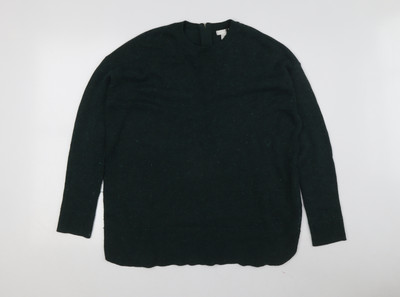 H&M Damen Pullover Pulli grün, L - Wollmischung